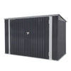 Lockable Storage Shed Outdoor Bike Shed Metal Galvanized Steel Sheds for Bikes