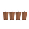 4pcs Square Wood Furniture Legs Level Straight Stand Feet for Low Table Chair UK