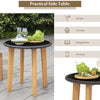 3Pcs Outdoor Rattan Furniture Set Garden Patio Wicker Chair & Side Table Set