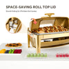 Chafing Dishes Buffet Sets Pans Stainless Steel Food Warmer 6.3qt/8.4qt