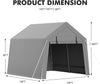 Outdoor Storage Shelter Portable Motorcycle Shed Garage Carport Garden Tool Tent