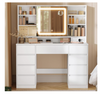 VASAGLE KAILYN Collection - Dressing Table with LED Mirror, Vanity Desk Ama