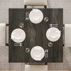 Square Dining Table for 4 People, 31.5inch Kitchen Wood Table Small Dinner Table