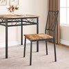 3PCS Dining Table Set Kitchen Table and Chairs for 2 Dining Room Table Brown🔥