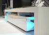 Modern 200cm TV Unit Cabinet Stand | White High Gloss Doors | Free LED Lights