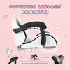 Cute Gaming Chair with Dog Ears for Girls, Height Adjustable Reclining Chair