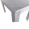4 Seater Dining Table Rectangle Kitchen Dining Room Furniture, Grey Wood Tone