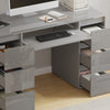 Dressing Table High Gloss Vanity Makeup Desk 6 Drawer Storage Home Computer Desk