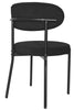 2 Velvet Dining Chairs Velvet Seat Chairs Plush velvet seat and backrest