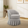 Vanity Stool Chair with Back& Arms,Upholstered Makeup Chair,for Bedroom Bathroom