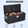 30x15x15'' Truck Bed Tool Box Heavy Duty Aluminum Diamond Plate ToolBox Storage