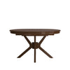 Large Walnut Round to Oval Extendable Dining Table - Seats 4 - 6 - Karie KAE004