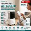 Portable Air Conditioner 25L Evaporative Cooler 1700CFM Ice Packs 60° Timer