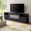 36" LED Fireplace Media Wall Fire & 70" TV Stand Freestanding Electric Heater