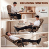 Executive Office Chair, Desk Chair with Massage and Heat, Brown