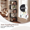 Freestanding Open Shelving Unit Space-Saving Decorative Display Shelves