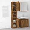 ShCuShan Bathroom Cabinet Smoked Oak 32x34x188.5 Engineered W3L5