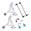 12x FRONT LOWER SUSPENSION WISHBONE TRACK CONTROL ARMS KIT FOR VOLVO S60 V70 MK2