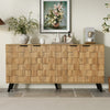 Sideboard with 2 Cupboards, 4 Door Storage Cabinet for Dining Room, Kitchen