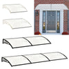 Door Canopy Awning Shelter Front Back Porch Outdoor Shade Patio Roof Rain Cover