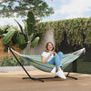 2-Person Outdoor Hammock w/ Stand,450 Lbs,Portable Hammock w/Carry Bag,11 Colors
