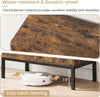 83cm 2 Door Rattan Buffet Cabinet Sideboard Storage Cupboard w/ Adjustable Shelf