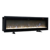 50 INCH LED 9 FLAMES INSERT WALL MOUNTED & INSET ELECTRIC FIRE FIREPLACE w/ FOOT