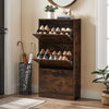 Shoe Rack Shoe Storage Cabinet Wood Stand Cupboard Unit 3 Flip Drawer Organiser