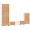 TV Cabinet Set FLORIN High Gloss White Engineered Wood