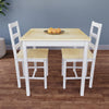 Solid Wooden Dining Table and 2 4 Chairs Set Home Kitchen Furniture