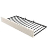 Day Bed Plush Velvet Upholstered Bed 3ft Single Sofa Bed with Trundle Guest Bed