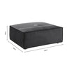 Dusk Brooklyn Cappuccino Velvet Pouffe RRP £399