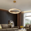 Crystal Chandelier LED Ceiling Light Pendant Lamp Height Adjustable Living Room