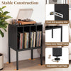 Record Player Stand Turntable Stand with Vinyl Storage Shelves for Living Room