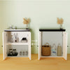 Sideboard, Rustic Storage Cabinet, Storage Cupboard with 2 Doors, Adjustable Zxp