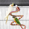 Large Parrot Cage Metal Bird Cage for Budgie with Playtop & Stand 174cm Black