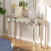Mirrored Console Table Luxury Freestanding Sofa Side Table for Corridors Lobbies
