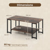 Living Room Center Table Rectangular Cocktail Table
