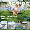 2-Person Outdoor Hammock w/ Stand,450 Lbs,Portable Hammock w/Carry Bag,11 Colors