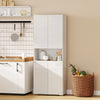 180cm Tall Kitchen Cupboard, Pantry Storage Cabinet, High Gloss White