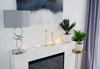 Asne portal bio-fireplace white matt