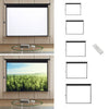 Electric Motorized Projector Screen Home 4:3/16:9 HD Cinema Screen with Remote