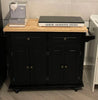 Kitchen Trolley Storage Cabinet Island Cart Dining Room Furniture 2 Drawers