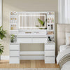 Dressing Table With Led Mirror Drawers Set Makeup Desk Vanity Table Lights