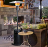 Outdoor Patio Heater By Bighorn Propane Gas Outdoor Heater Standing Wheels 8.8KW
