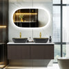Wall Mounted Bathroom Vanity Unit & Basin Sink Dual Doors Storage Cabinet 1200mm