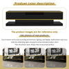 TV Stand Cabinet 180cm w/ LED Lights, 3 Drawers Storage Modern High Gloss Black