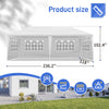 Gazebo Marquee Party Tent With Sides Waterproof Garden Patio Outdoor Canopy 3x6M