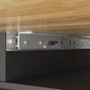 Dining Table 110-140cm Extendable Kitchen Table w/ Hidden Storage for 4-6 People