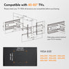 TV Wall Bracket for 40-85" Screens, Long Arm Articulating TV Bracket